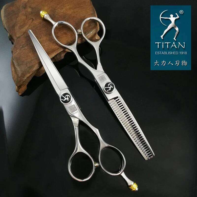 Titan Professional hair 5.5inch 6.0inch barber cutting thinning scissors H260303