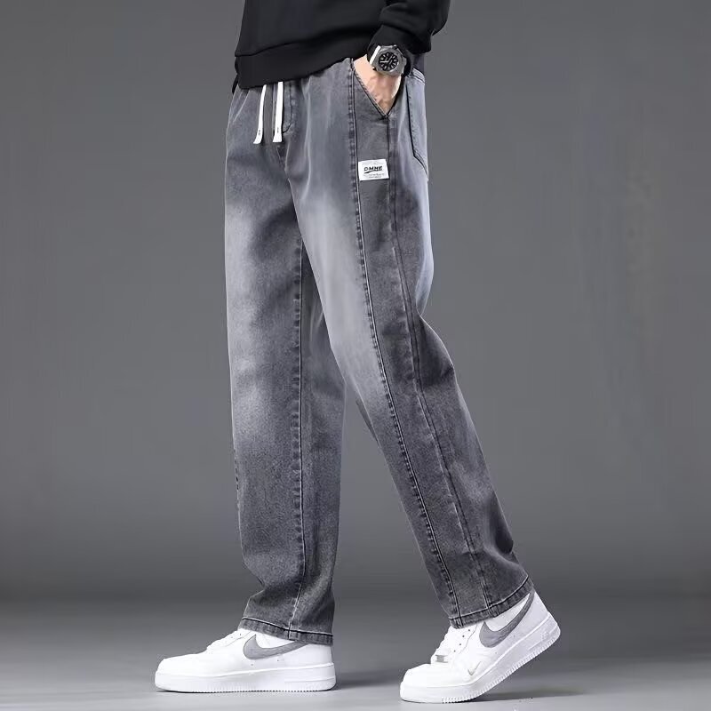 Men's Jeans Spring Autumn Designer Pants Loose Straight Long Pants Casual Spring Autumn Trendy Wide Leg Pants For Men