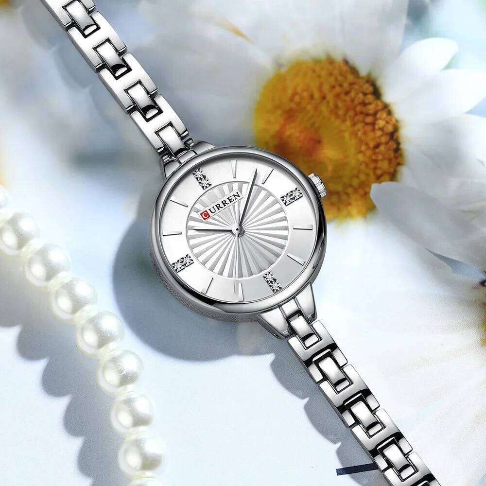 CURREN Luxury Brand for Women Waterproof Diamond Elegant Ladies Watch Original Quartz Women's Watches Bracelet Gifts 2024 XJ260303
