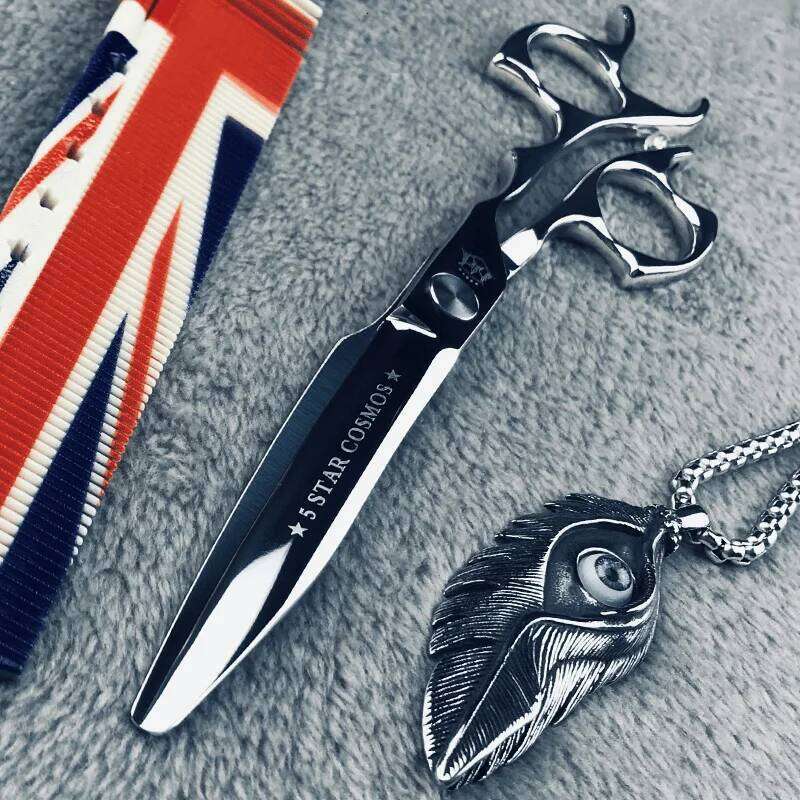 FnLune 6 6.5 6.75 Inch ATS-34 Professional Hair Salon Cut Barber Accessories Haircut Shear Hairdressing Tools Scissors H260303