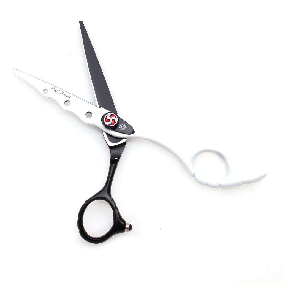 Purple Dragon Professional 6" Japan 440C Hair Cutting Scissors Barber Shop Hairdressing Thinning Shears Z1019 H260303