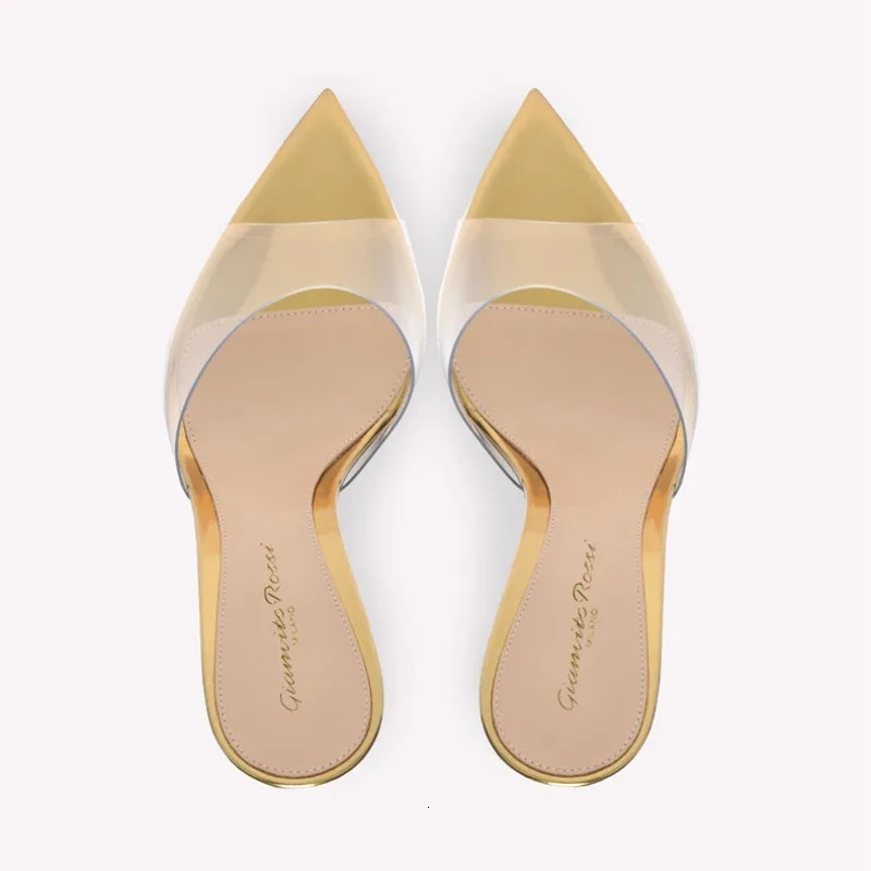 High Heels Womens Sandals Shoes 85cm Transparent High Heels Size 42 Summer Dress Sandals British Style High Quality 260305