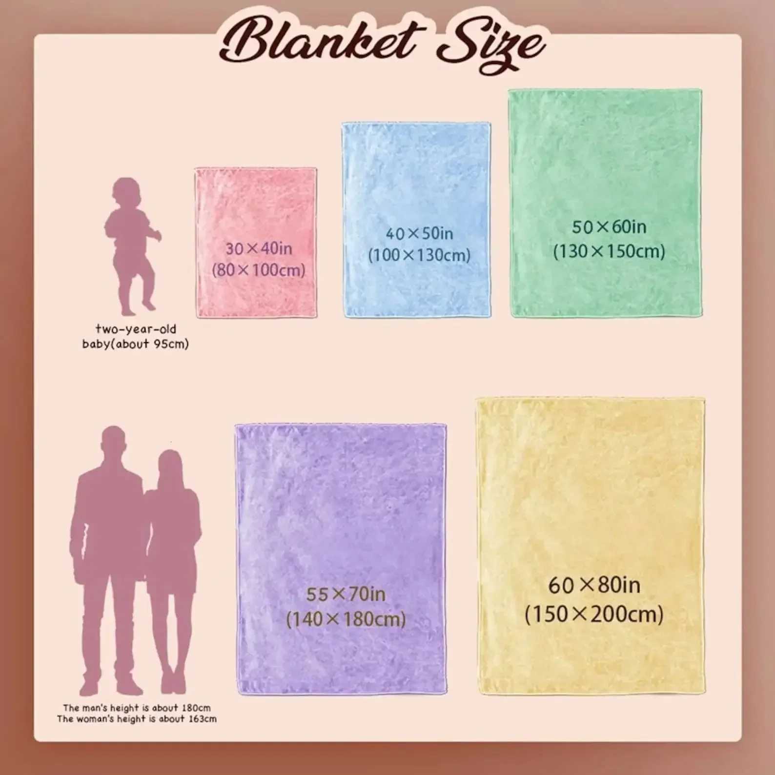 Luxury Flannel Blanket Soft Warm for Sofa Office Bed Travel CampingT260304