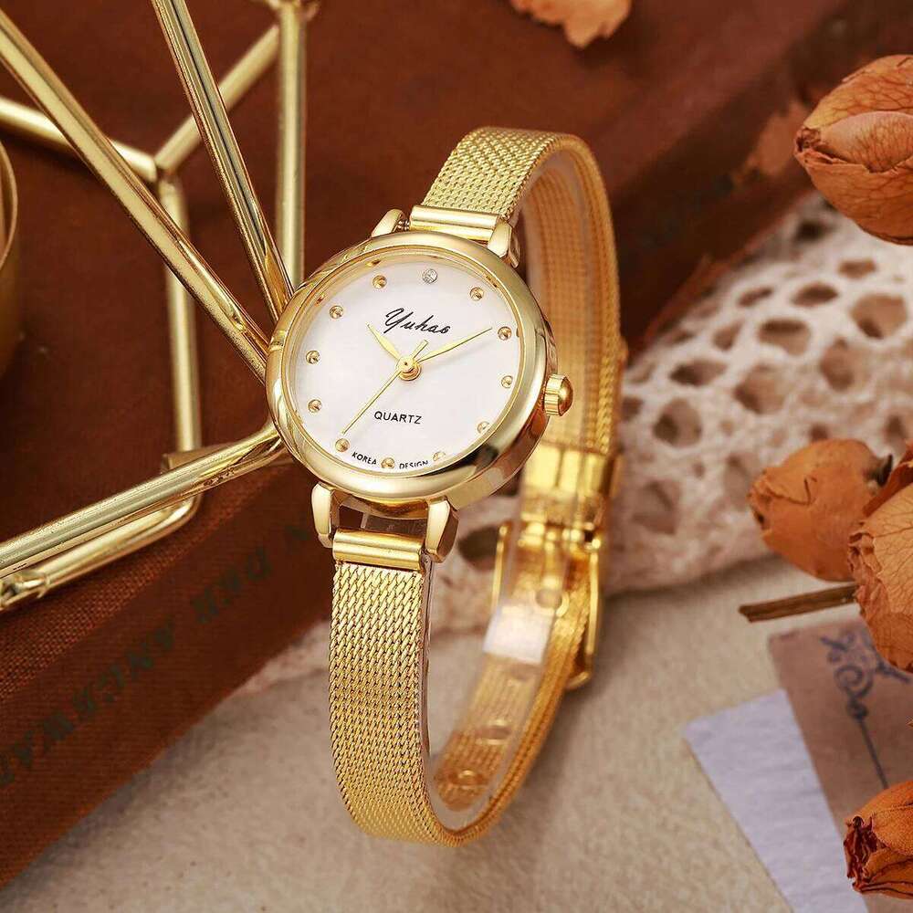 New Arrival Light Luxury Fashion Mesh Dot Quartz Watch Women for Christmas and Halloween Gifts XJ260303