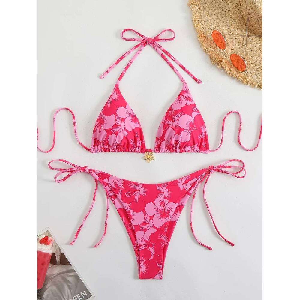 Sexy Micro Bikini Women's Swimsuit 2025 Trend Female Swimwear Two-piece Thong Bikinis Sets Beach Wear Swimming for Bathing Suit Y260303
