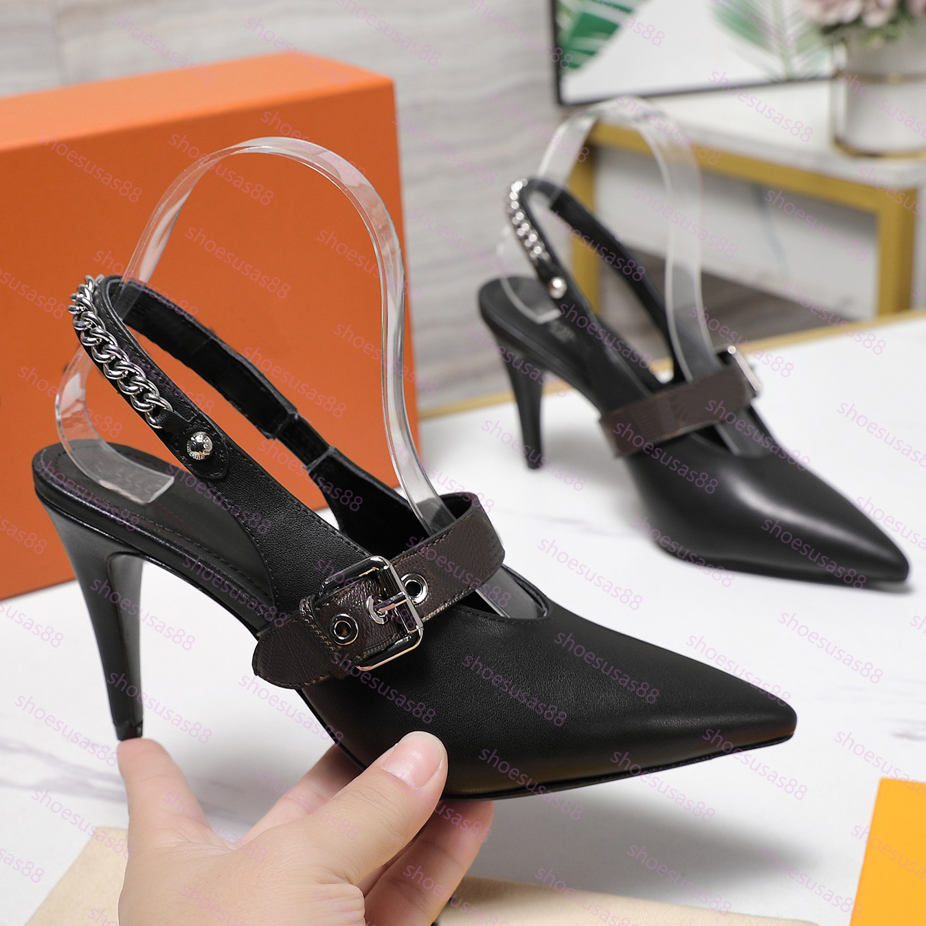 Designer pump Women Hight Heel legacy Pump Platform Top Quality Luxury Satin Slingback Heels Shoes