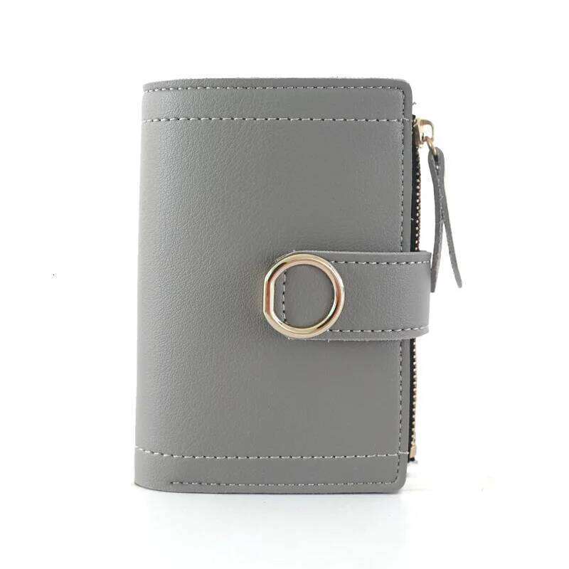 New Fashion Short Women's Wallet Zipper Card Holder Cute Female Coin Purse High Quality PU Wallets For Girls C260304