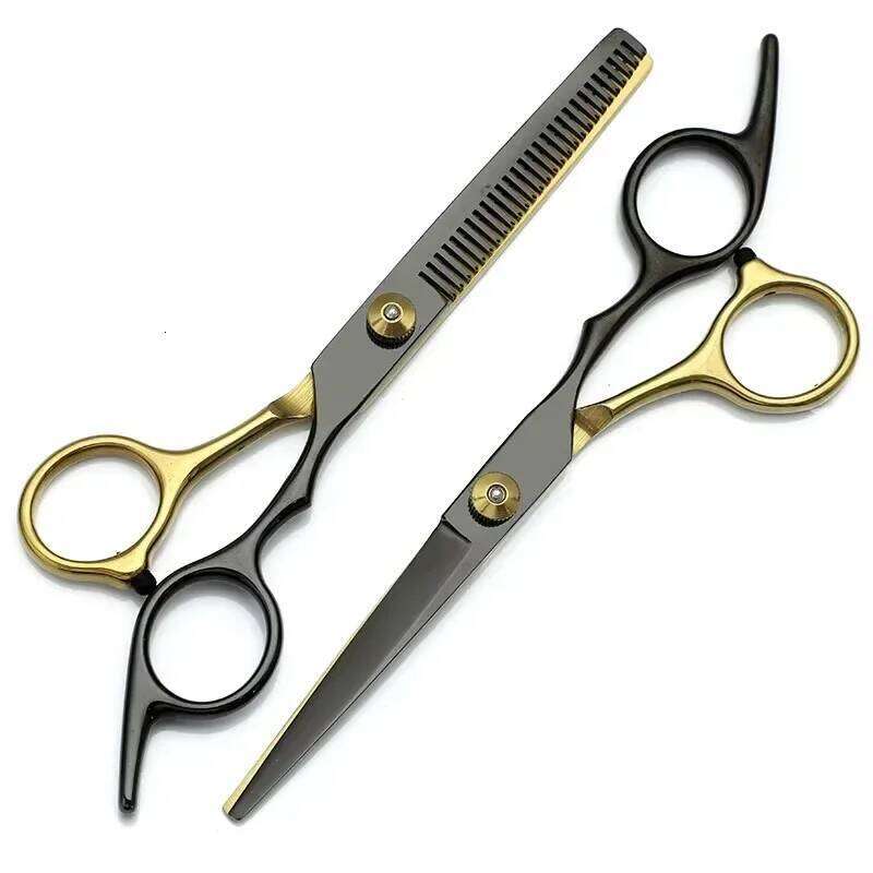 Professional Hairdressing Barber Accesories Hair Thinning Cut Metal Tooth Shears Styling Tool Cutting Scissors H260303