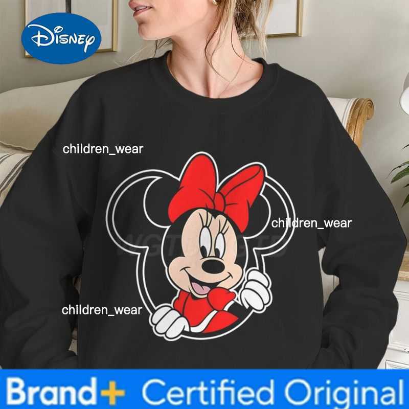 Disney Fun Mickey Mouse Minnie Couple Matching Sweatshirts Women Men Fashion Valentines Day Gifts Y2K Sudaderas Unisex Pullover H260304