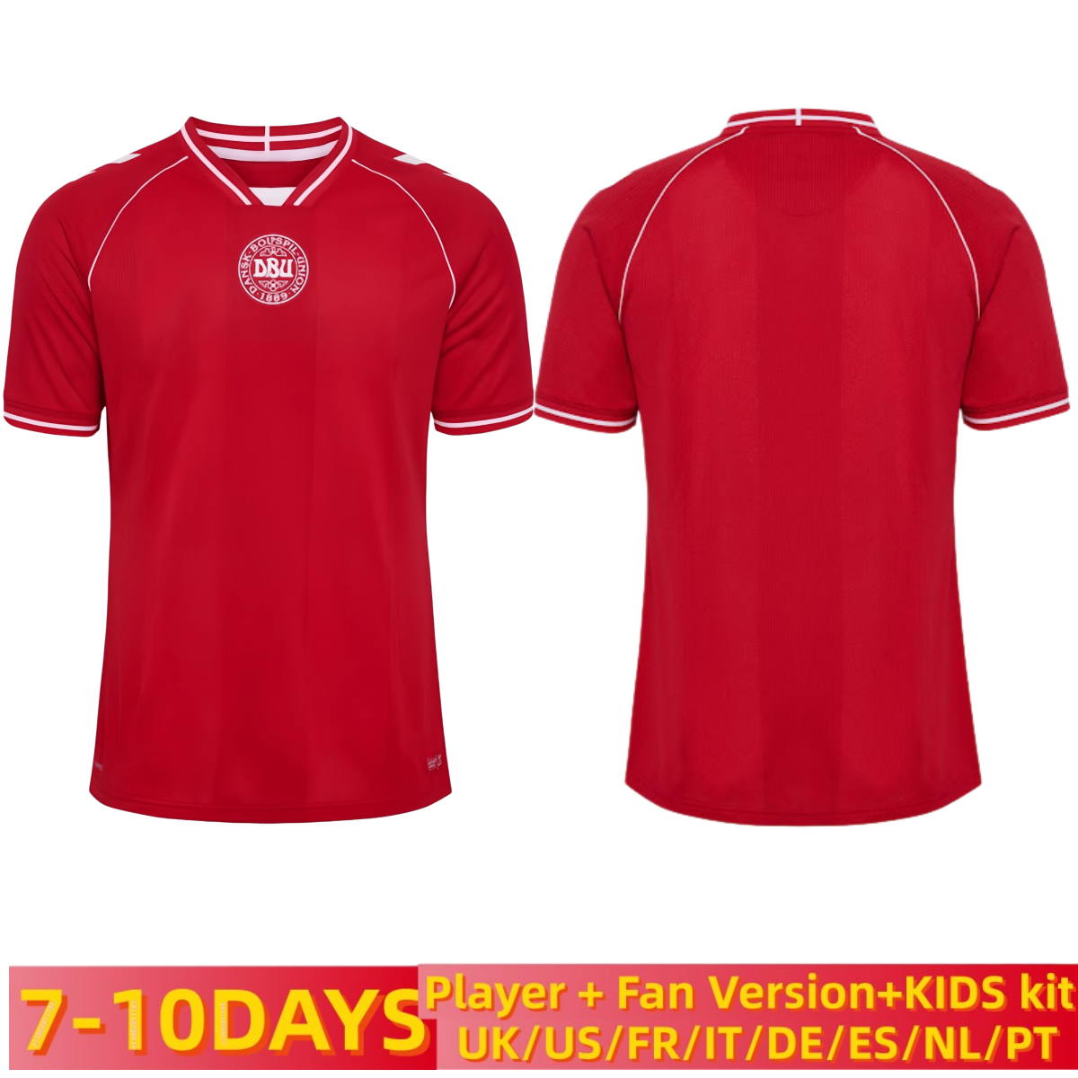 Denmark 2026 World Cup Home Kit 26 27 ERIKSEN Danes DBU soccer jerseys HOJLUND HJULMAND DAMSGAARD CHRISTENSEN DORGU national Team Jersey football shirt men kids