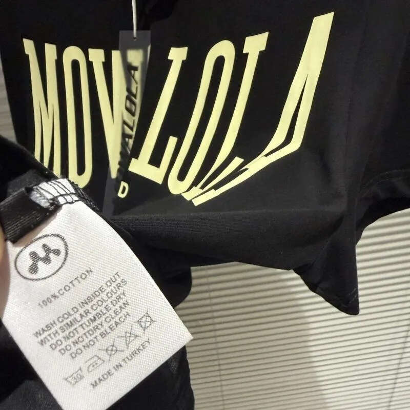 Free Shipping Clothing T Shirts Mowalola Short Sleeve Tee Summer Letter Print Casual Classic Round Neck Men's Tees - view 5