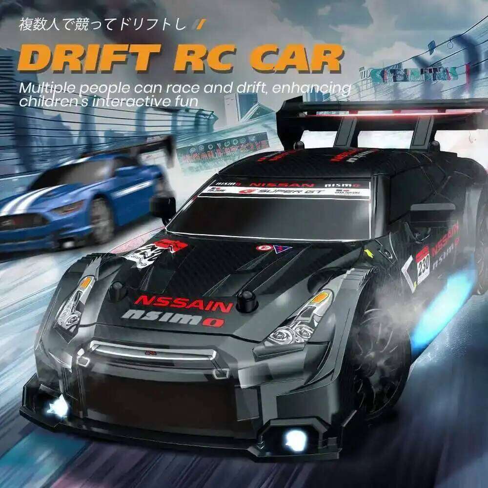 1:24 RC drift vehicle, Mustang 4WD cars, car with remote control, gift, competition racing car, children's toy Z260303