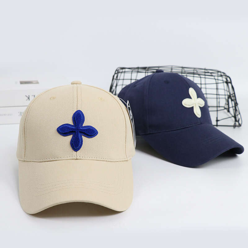 Baseball Cap Casquette Luxe Four Leaf Clover Women 3D Embroidered Cotton Holiday Polo Cap Fashion Casual City Walks Coffee Dates Sun Protection Hat