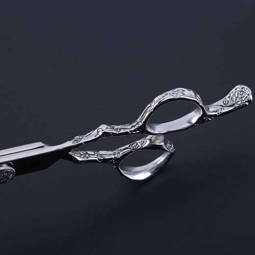 Customize logo JP 440c steel 7'' & 6'' Plum handle cut hair barber makas cutting make up shears hairdressing scissors H260303