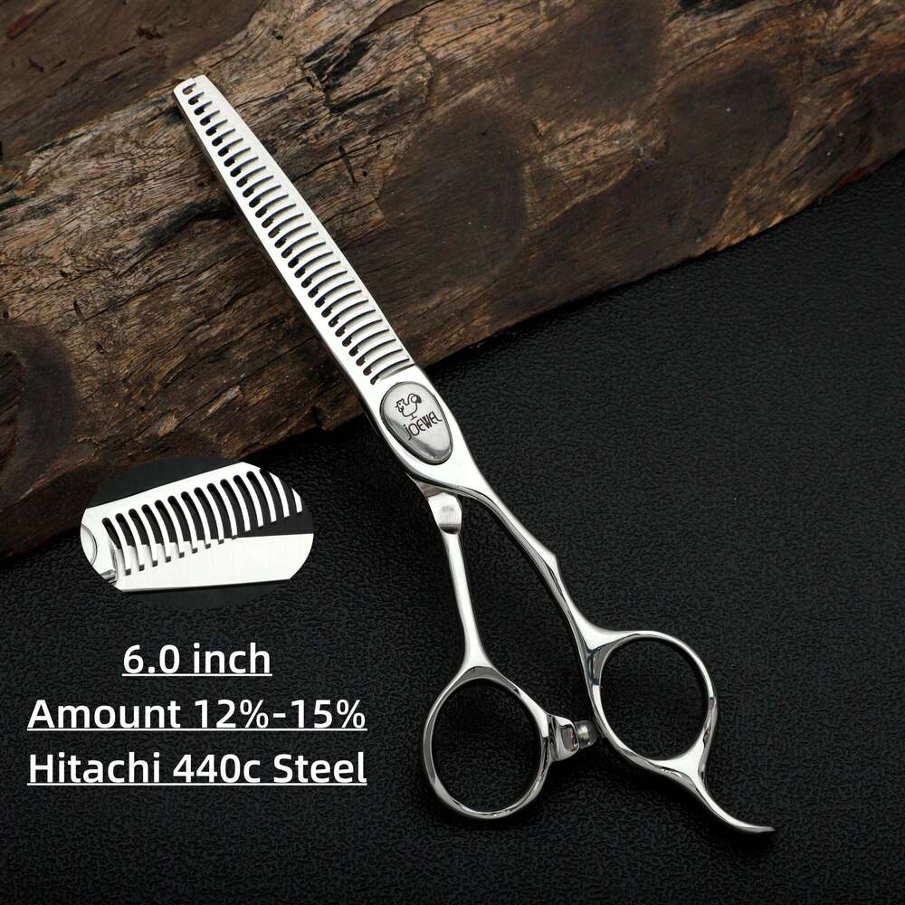 Professional Hairdressing Scissors, Men and Women Thinning Shears, Japan 440C Steel Hair Cutting Machine, Barber Shop Accessories H260303