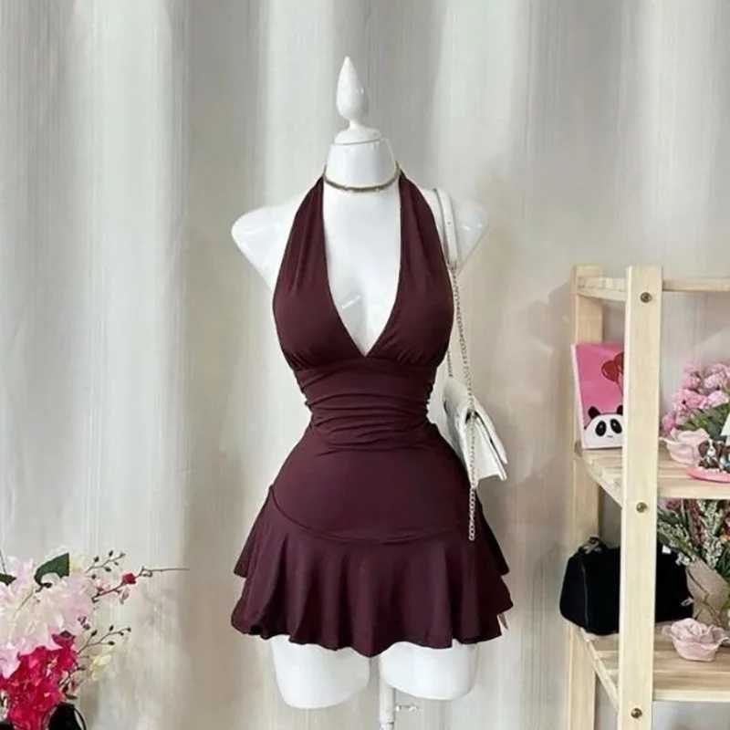 Spice Girls Lace Y2k Sling dress Harajuku Graphic Print Grunge Goth Skirt Punk Streetwear Hip Hop Retro Fashion Casual Frock EMO M260304