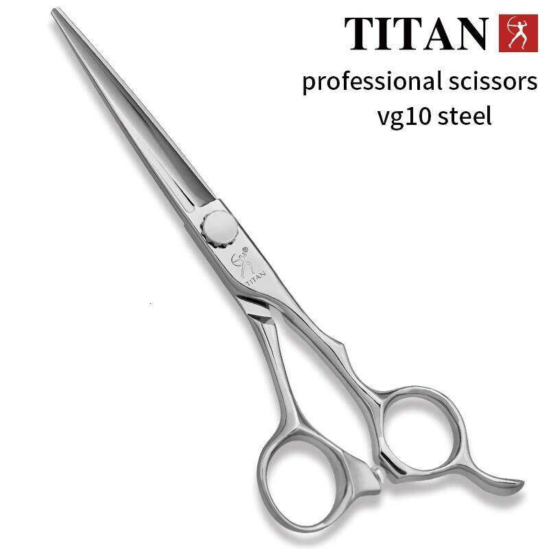 TITAN professional barber scissors hairdressing cut hair shear 6inch high-end quality steel H260303