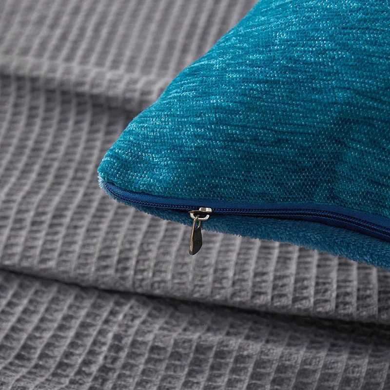 Cable Knit Pillow Cover Luxury Print Soft Decor for Home SofaT260304