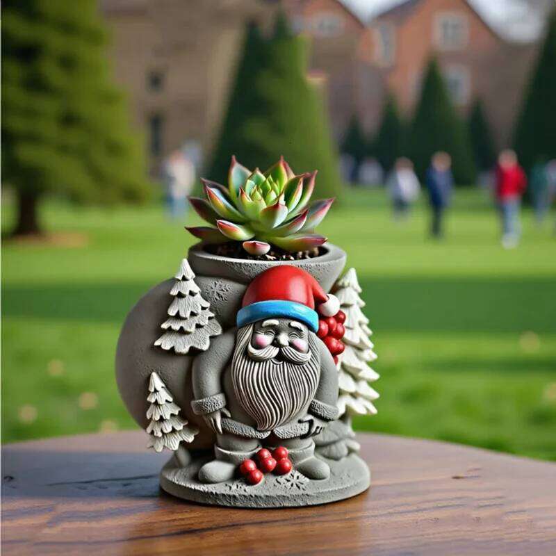 Scented candles, gypsum stone containers, Santa Claus candle cups, DIY decorative gifts W260304