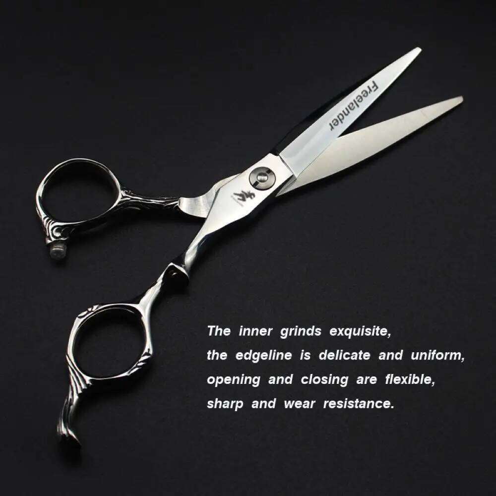 Freelander Barber 6 inch Professional Hairdressing With Japan Sink Screw Hair Cutting Thinning Scissors H260303