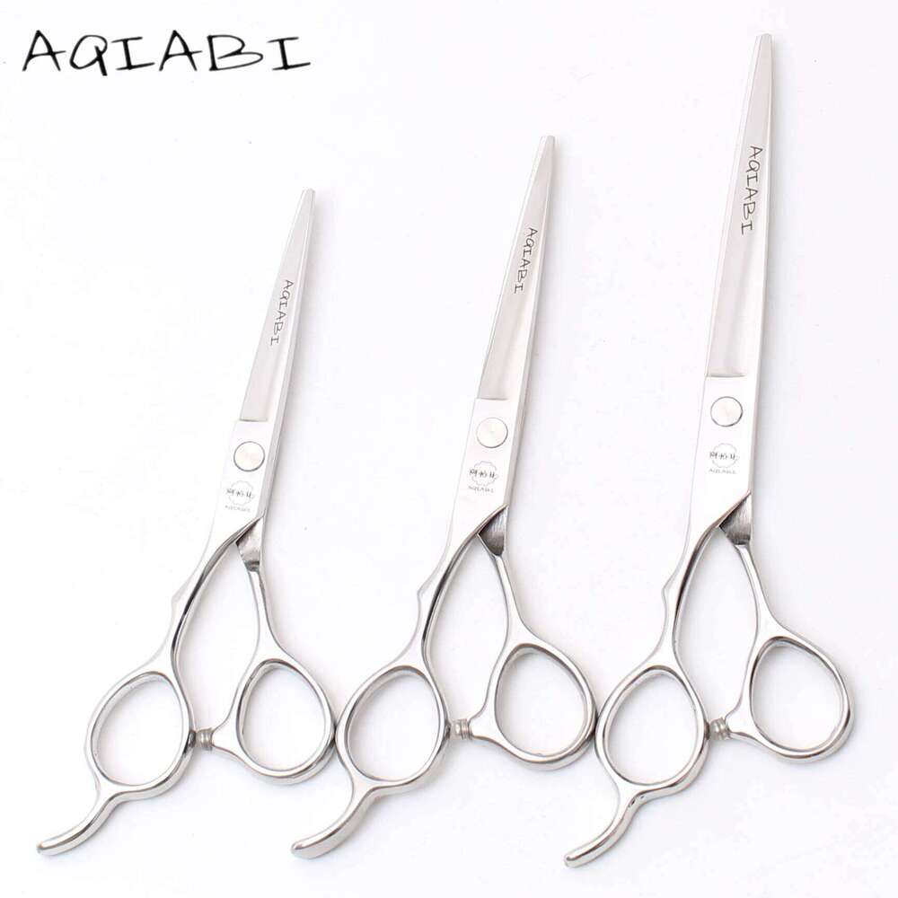 Left Hand Hairdressing 5.5'' 6'' 7'' Cutting Shears Thinning Professional Hair Scissors Barbers Shop A8000 H260303