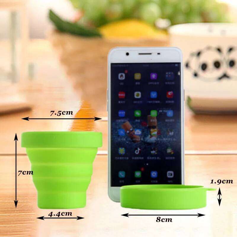 Outdoor Silicone Gargle Retractable Travel Mini Water Portable Compressed Folding Cup S260303