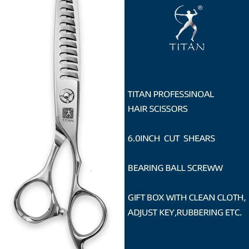 Titan professional hair cutting salon scissor barber thinning shears hairdressing scissors H260303