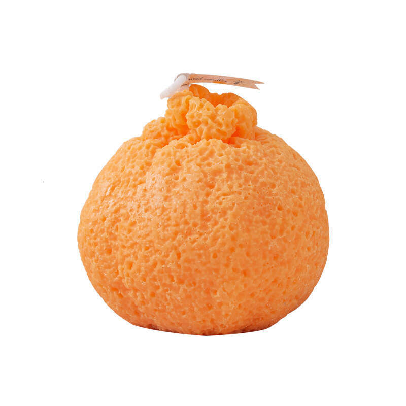 Creative Internet Celebrity Ugly Orange Scented Wholesale Fruit-Shaped Candle Wedding Favor Photography Prop Decoration W260304