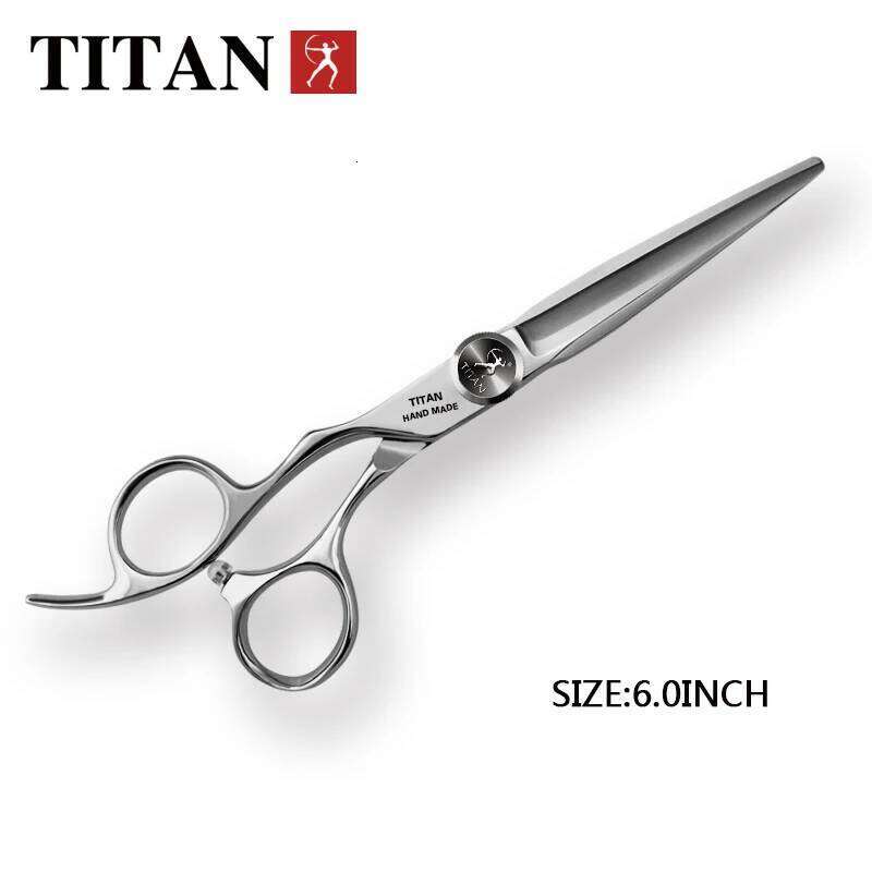 TITAN professional Barber cut left handle hair scissors thinning hairdressing cutting H260303