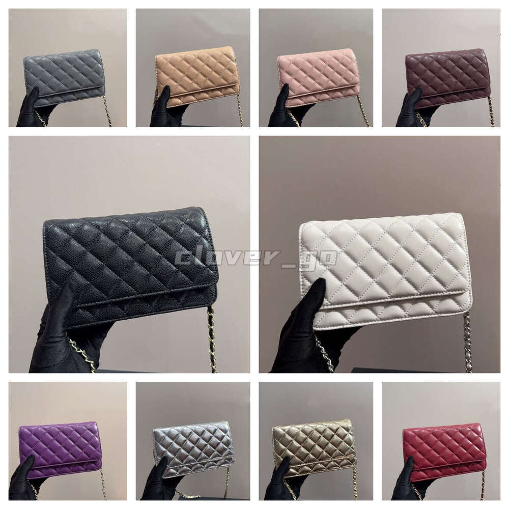 Luxurys Shoulder Bags Women Designer Bags Fashion Handbag Leather Chain Bag Ladies Crossbody Bags Plaid bag with box