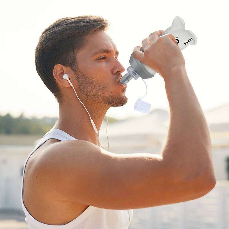 Foldable PEVA Soft Flask Bottles 250ml 500ml 450ml Running Hydration Pack Waist Vest Outdoors Sport Water Bottle Bag S260303