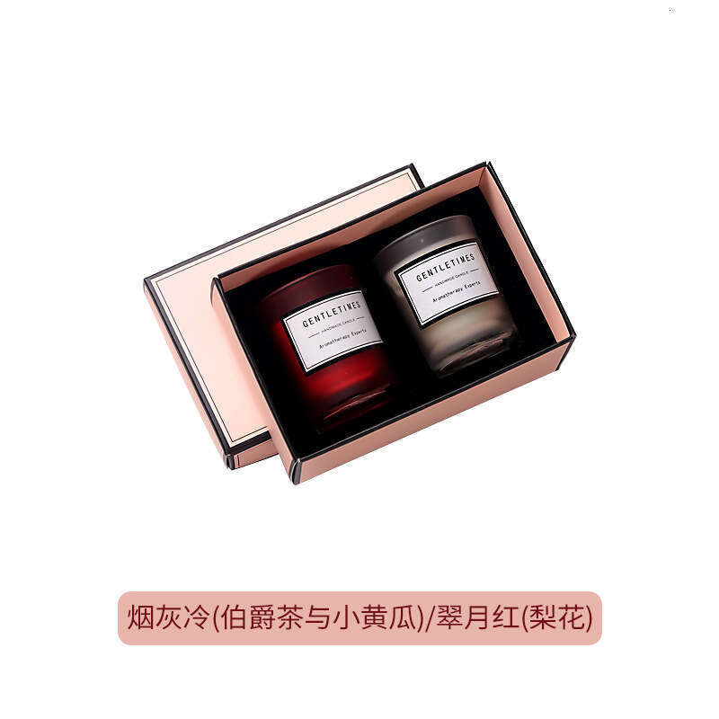 In Stock Wholesale European Romantic Soy Lamp Creative Valentine's Day Gift Box Fragrance Aromatherapy Candle Set W260304