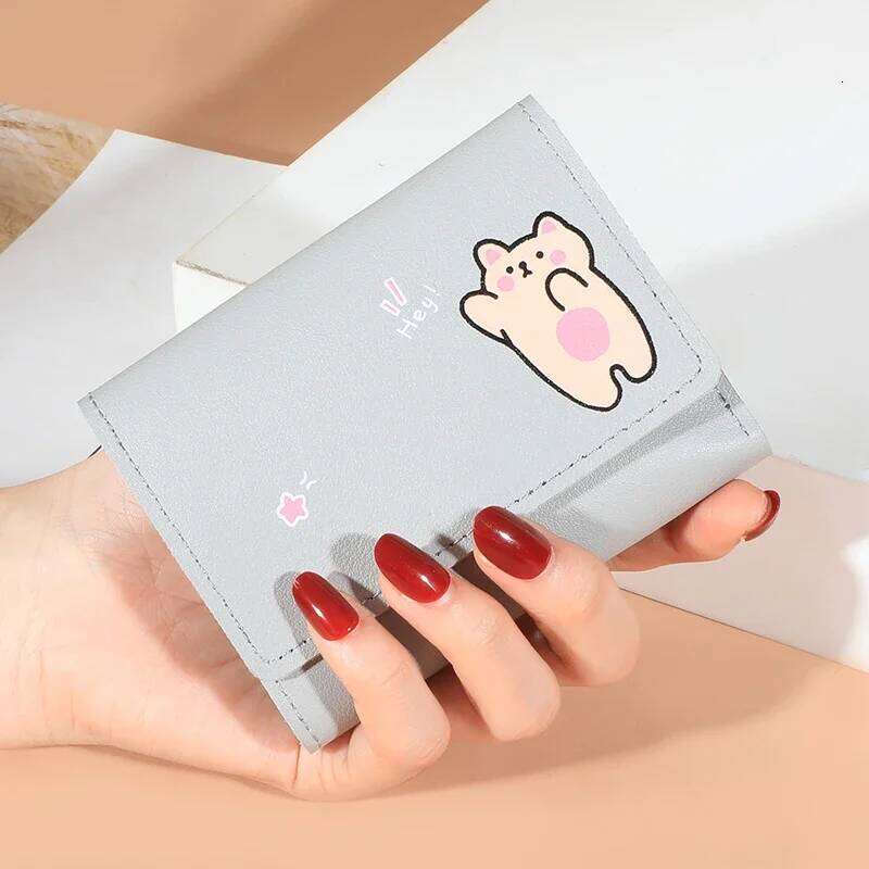 2024 Wallets Fashion PU Leather Top Quality Female Purse Short Card Holder Brand Wallet for Women C260304