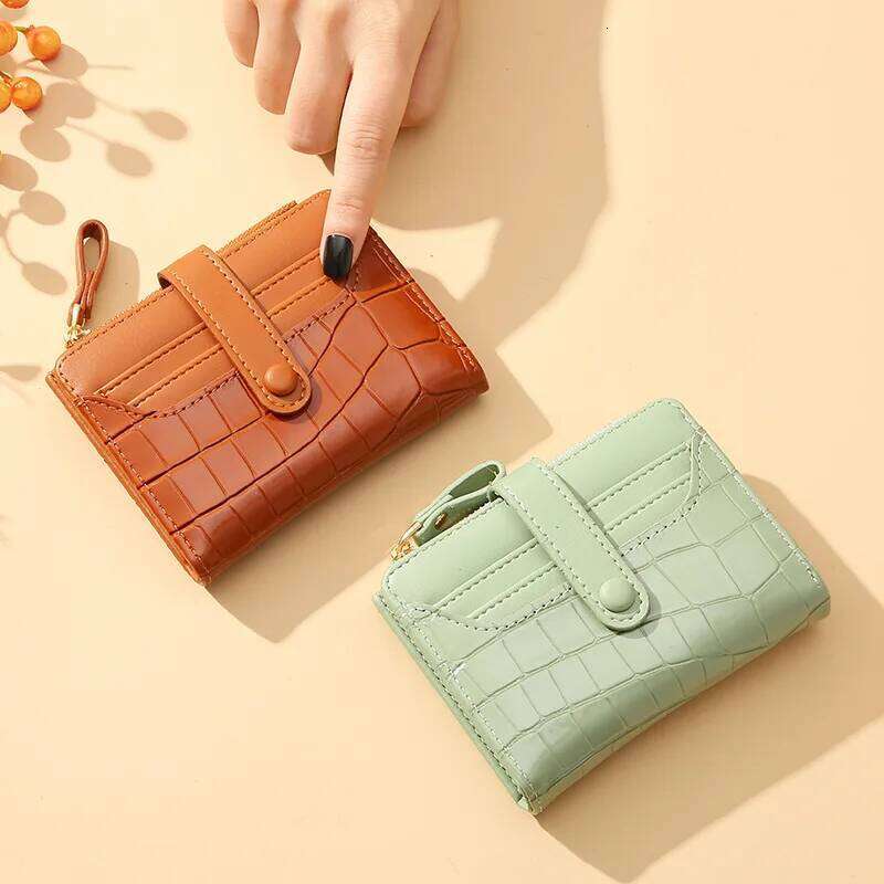 Short Small Fashion Luxury Brand Leather Ladies Card Bag For Women Clutch Female Purse Money Clip Wallet 2022 C260304