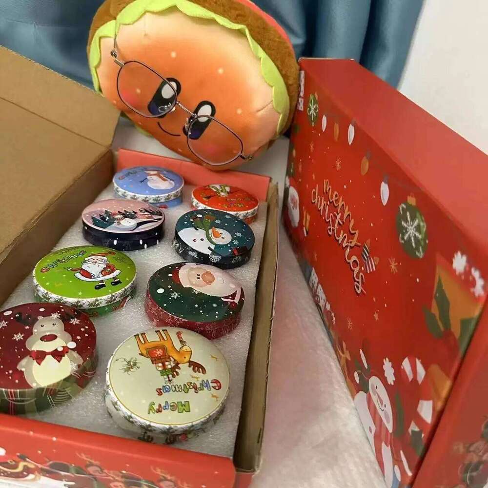 Christmas Aromatherapy Candles Rose Freesia Vanilla Scented Candle Smokeless Plant Wax Holiday Decor Perfect Festival Gifts W260304