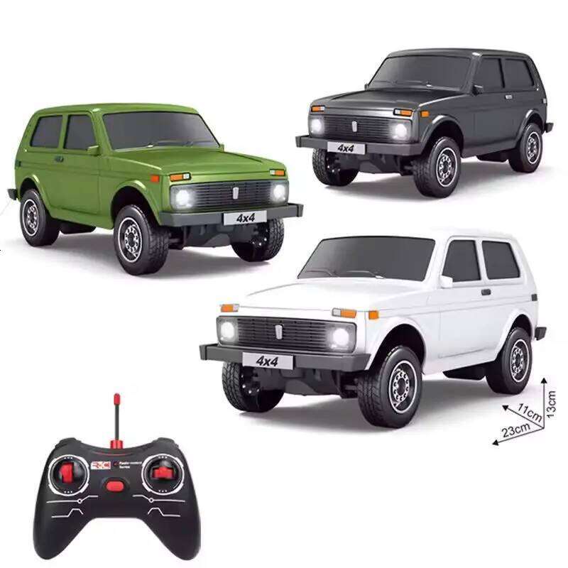New 1:12 Metal Silver Remote Control Lada Pickup Truck Car Model Children'S Toy Gift Interaction Z260303