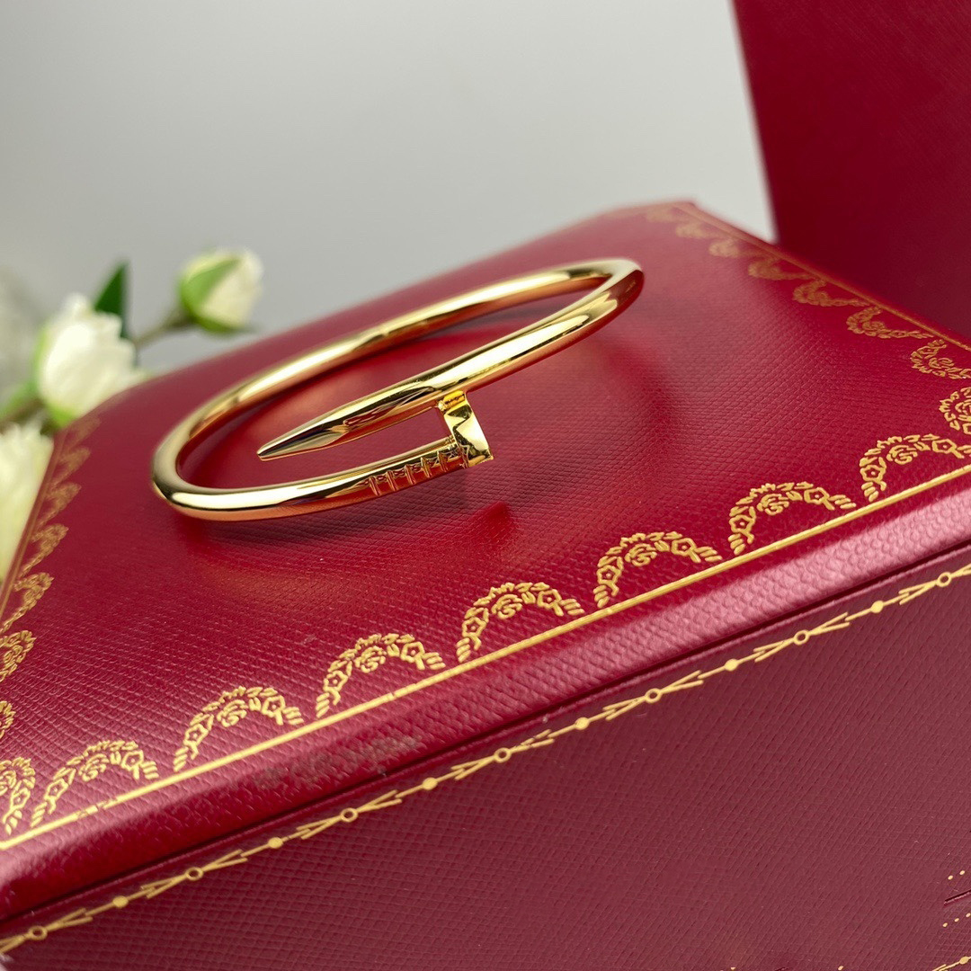 Designer Jewelry Couples Bracelet Gold Silver Rose Bangle for Men Women with Stainless Steel Clasp jewelry woman designer bracelet gold bracelets