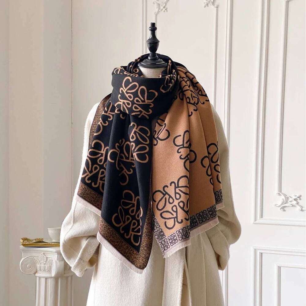 2025 Luxury Brand Women's Winter Cashmere Scarf - Pashmina Shawl Wrap, Hijab, Travel Stole, Echarpe, Thick Warm Blanket XJ260304