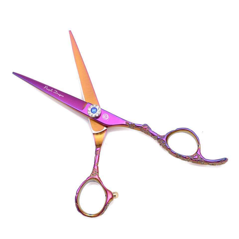 Professional JP Stainless Hair Cutting Scissors 5.5" 6" Barber Shop Thinning Rainbow Haircut Shears Z9002 H260303