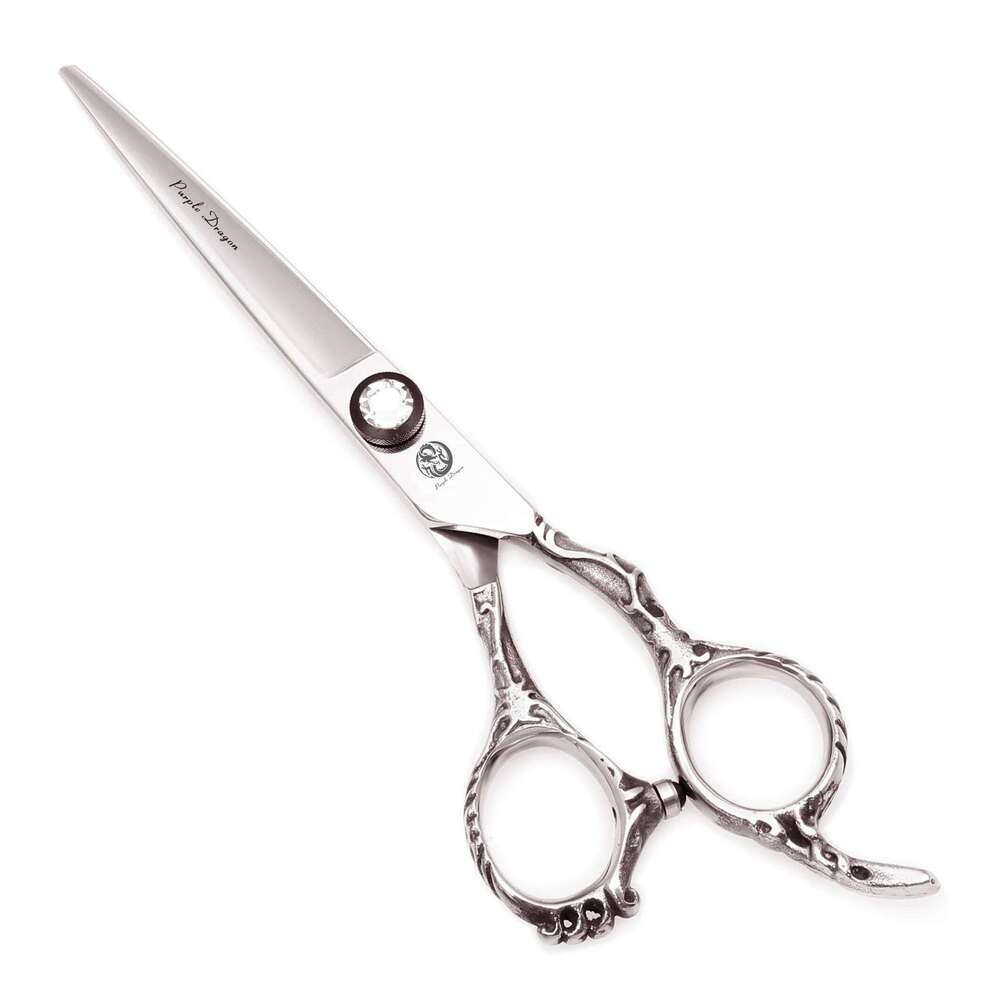 Professional Hairdressing Scissors Purple Dragon 6" Japan 440C Hair Cutting Set Thinning Salon Beauty Shears Z9008 H260303