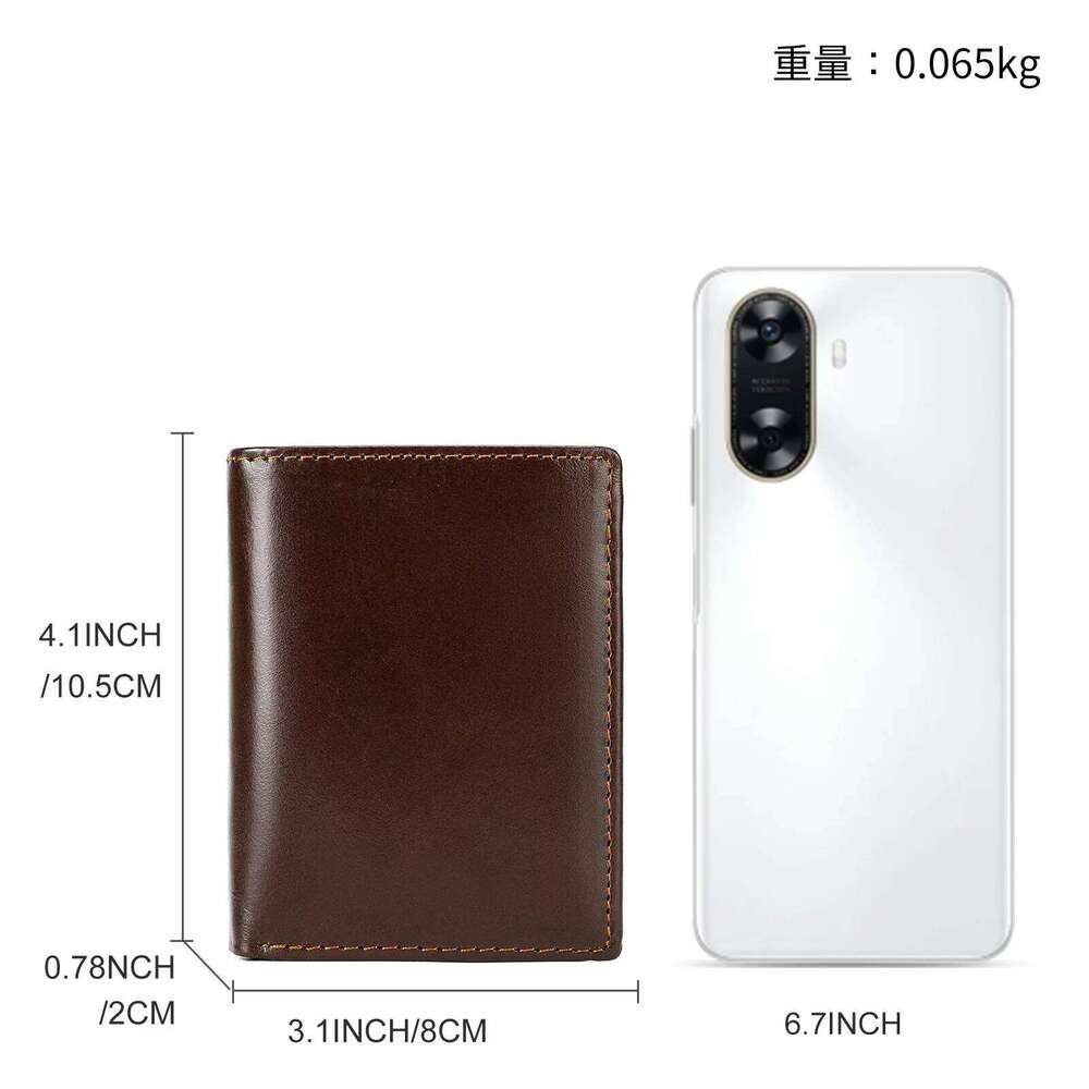 Geestock High Quality Men's Leather Short Wallet Retro Multifunctional Coin Purse Business Style Multi Card Holder Storage Clip C260304