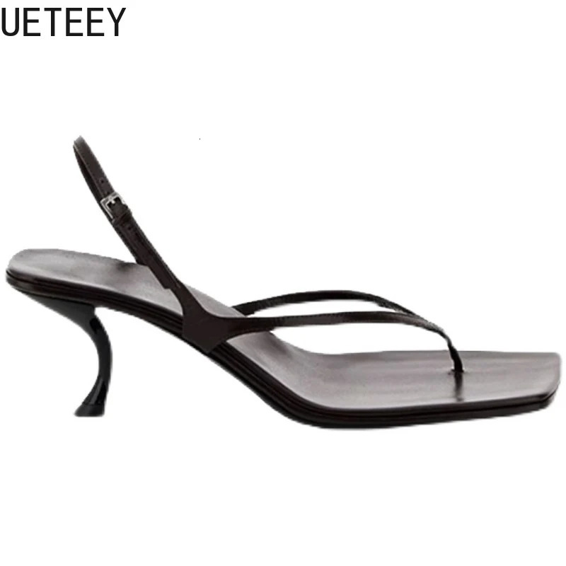 Summer High Heel Women Clip Toe Sandals Fashion Narrow Band Shoes Style Party Dress Sandalias Shoes 260306