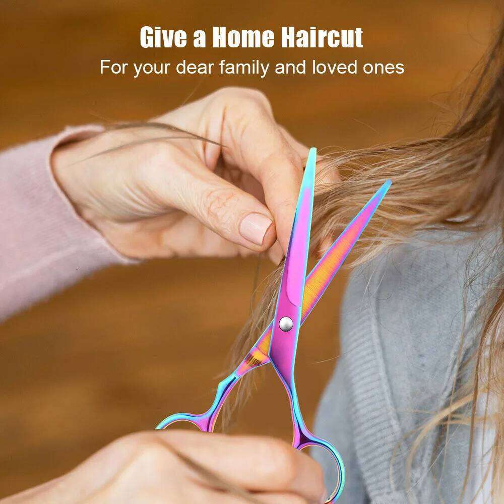 Hairdresser Hair Cutting Japan Hairdressing Haircut Set Stainless Steel Thinning Scissors Barber H260303