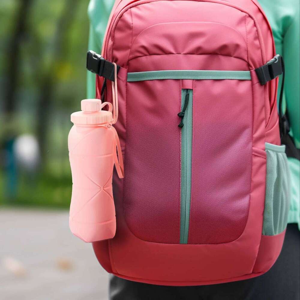 Silicone Water Large Capacity Outdoor Travel Portable Sports Kettle High Temperature Food Grade Creative Folding Cup S260303