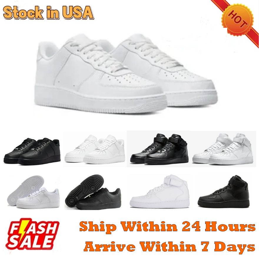 2025 Men Women Brand Running Shoes Sports Skateboarding Ones Shoes High Low White Black Outdoor Trainers Sneakers