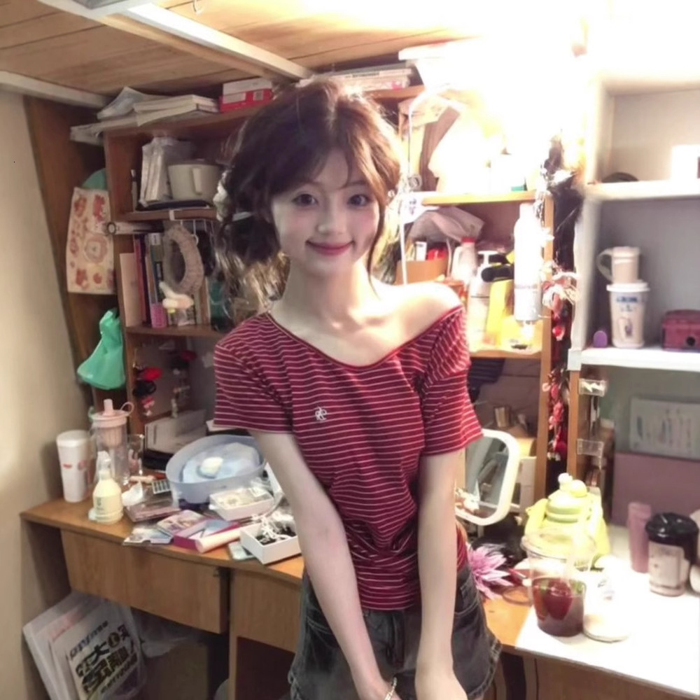 Streetwear Casual T Shirts Punk Vintage 90s Clothes Women Letter Short Sleeve Korean Fashion Femme Gothic Y2k Clothing 250610