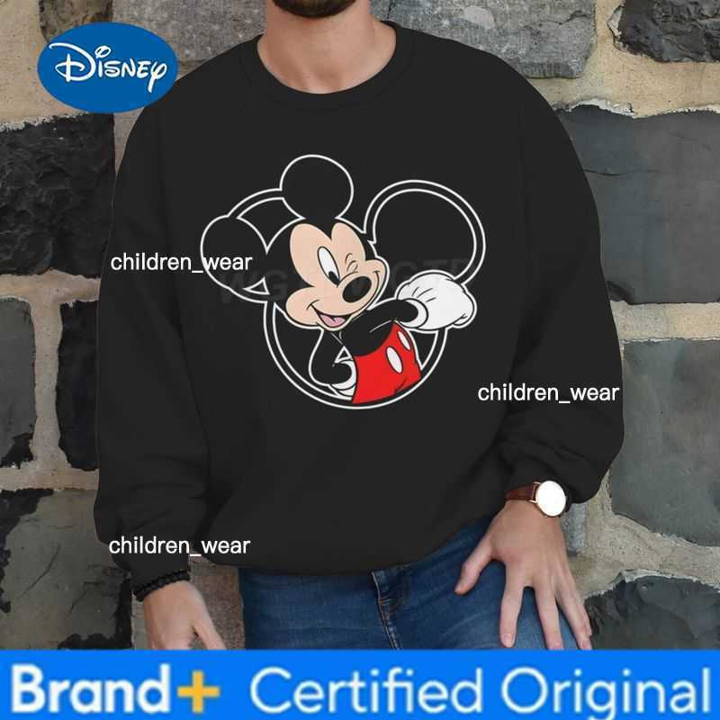 Disney Fun Mickey Mouse Minnie Couple Matching Sweatshirts Women Men Fashion Valentines Day Gifts Y2K Sudaderas Unisex Pullover H2603041
