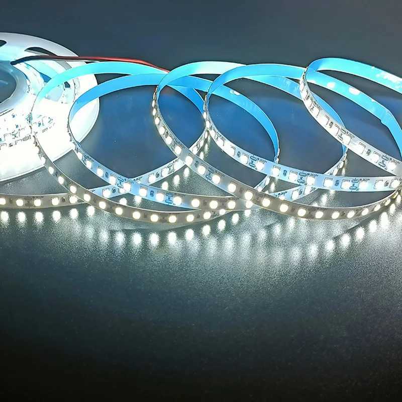 5M 600LEDs LED Strip 2835 DC12V 24V 120LEDs/m Home Lamp Strip Red Ice Blue Green Yellow Pink Flexible And Cuttable Soft Lamp Bar H260304