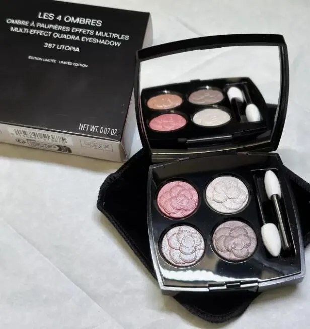 Makeup Eye Shadow 387 UTOPIA EyeShadow 4colors Palette 2g Spring Limited Edition Multi-Effect Quadra Eyeshadow Matte Shimmer Eyes Powder Beauty Cosmetics