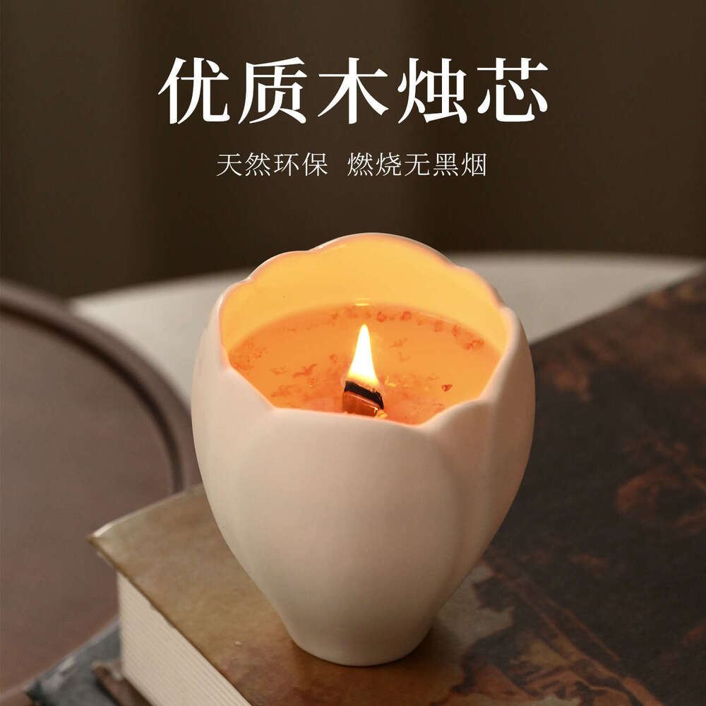 Guokai Aromatherapy Candle for Home Indoor Long-lasting Fragrance Natural Essential Oil Light Luxury High-end Bedroom Perfume Ornament W260304